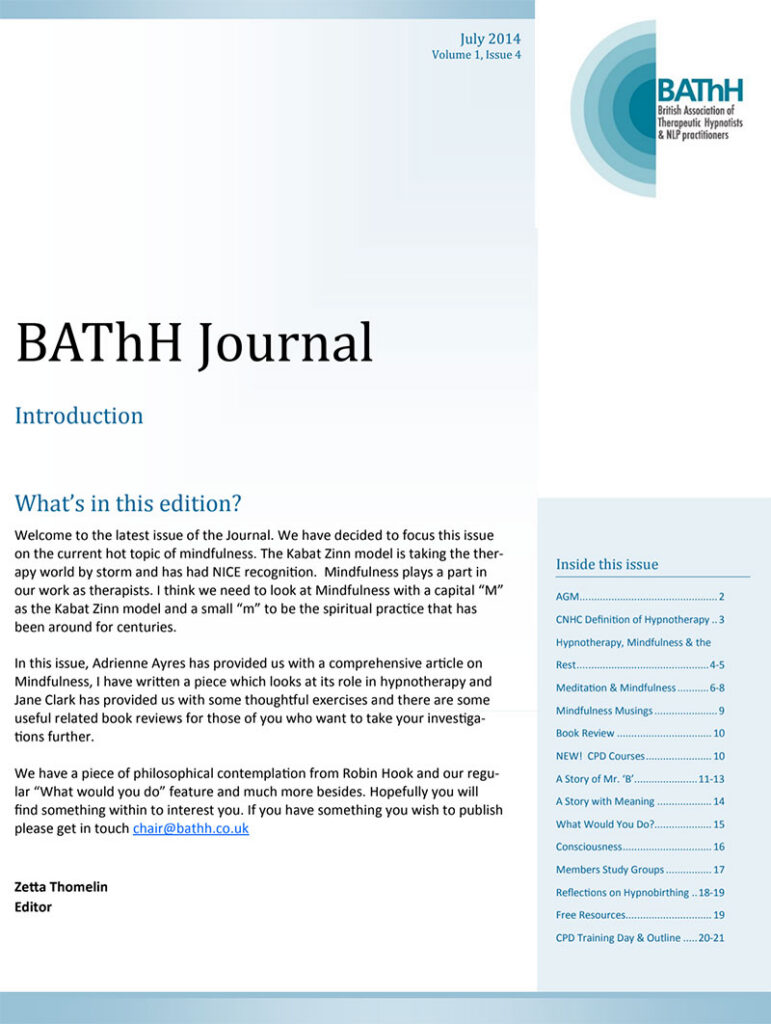 BAThH Journal Jul 2014 Vol 01 Issue 04